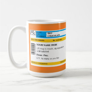 Café Taza caliente de la prescripción de Chooclate
