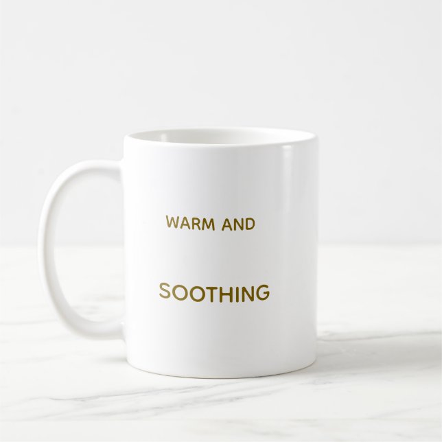 CAFÉ TAZA CALIENTE Y SOSEGADORA DE 11OZ (Izquierda)