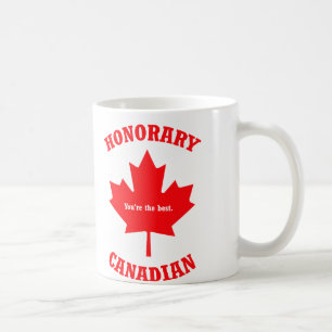 Café Taza canadiense honoraria del regalo de la taza