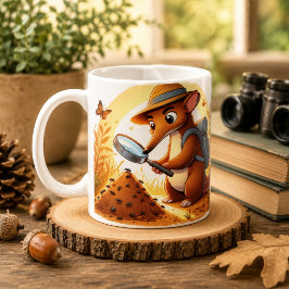 Café Taza caprichosa de Aardvark para amantes de los an