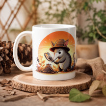 Taza caprichosa de Aardvark para amantes de los an