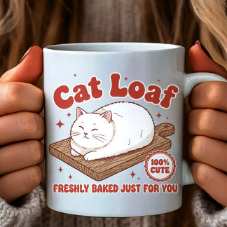 Café Taza Cat Loaf, Meme divertido de gato