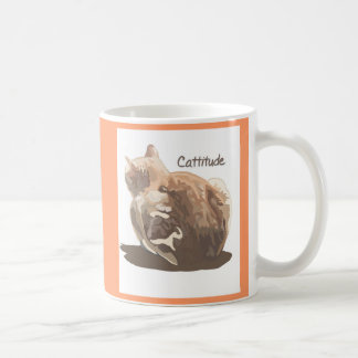 Café Taza Cattitude de doble cara