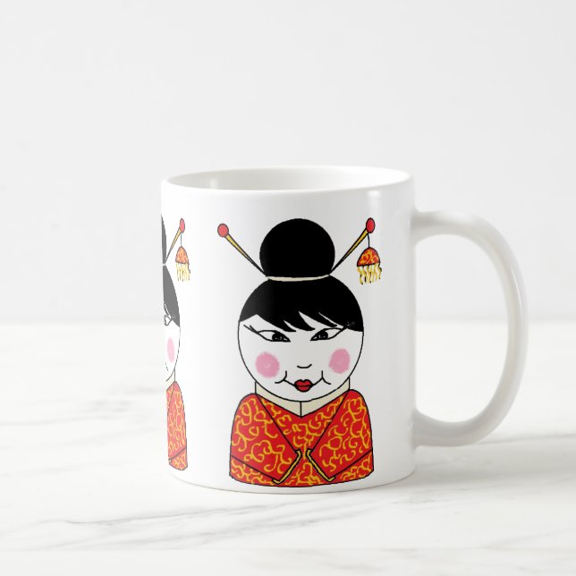 Café Taza china de la señora (Derecha)