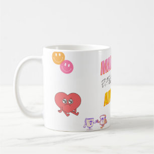 Café Taza Clásica, 11 oz Taza Dosis Diaria de Felicidad