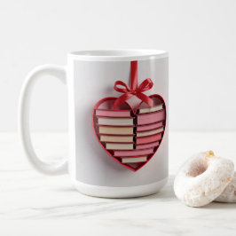 Café Taza clásica amante de los libros caja de regalo e