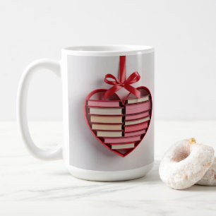 Café Taza clásica amante de los libros caja de regalo e