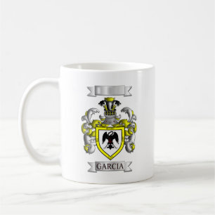 Café Taza Clásica Apellido y Escudo de la Familia Garci