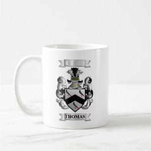 Café Taza Clásica Apellido y Logo de la Familia Thomas