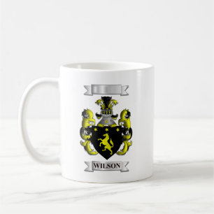 Café Taza Clásica Apellido y Logo de la Familia Wilson