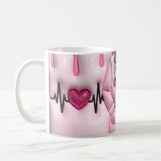 Café Taza Clásica de 11oz de Enfermera Personalizada en