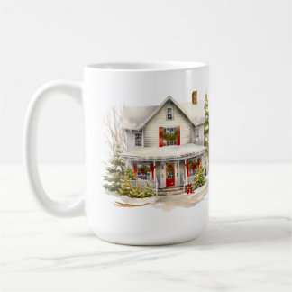 Café Taza Clásica de 15 oz Serie de Navidad