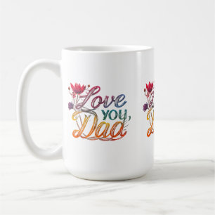 Café Taza clásica de 15 oz - "Te quiero, papá"
