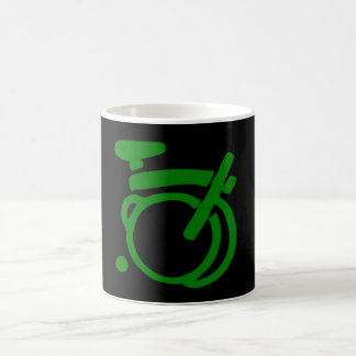 Café Taza clásica de Brompton con Brompton verde que