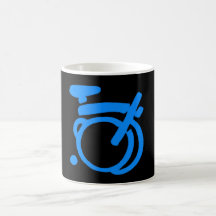 Taza clásica de Brompton con el azul Brompton de