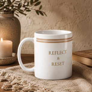 Café Taza clásica de cita de reinicio neutral, 11 oz