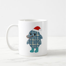 Café Taza clásica de delfín de Santa