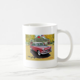 Café Taza clásica de Dodge de los coches 1955 de