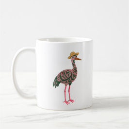 Café Taza clásica de grulla linda