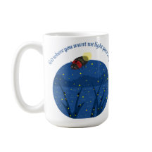Taza clásica de insecto luciérnaga amante de la na