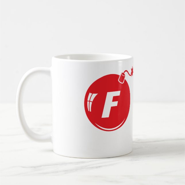 Café Taza clásica de la bomba de F (Izquierda)
