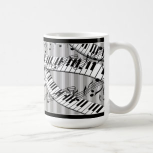 Café Taza clásica de la diversión del teclado de la