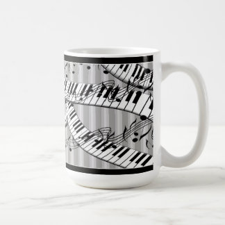 Café Taza clásica de la diversión del teclado de la