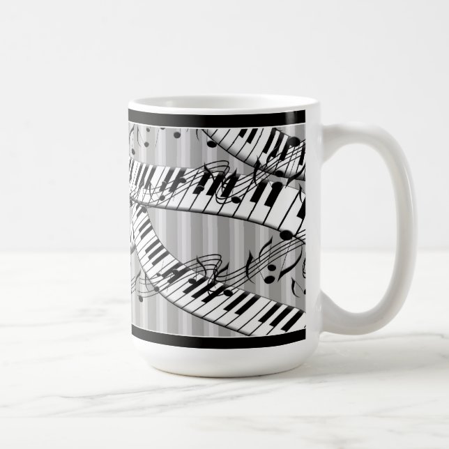 Café Taza clásica de la diversión del teclado de la (Derecha)