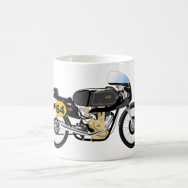 Café Taza clásica de la motocicleta de AJS 7R (Centro)