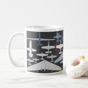 Café Taza clásica de los aviones de Northrop