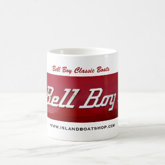 Café Taza clásica de los barcos del muchacho de Bell