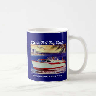 Café Taza clásica de los barcos del muchacho de Bell