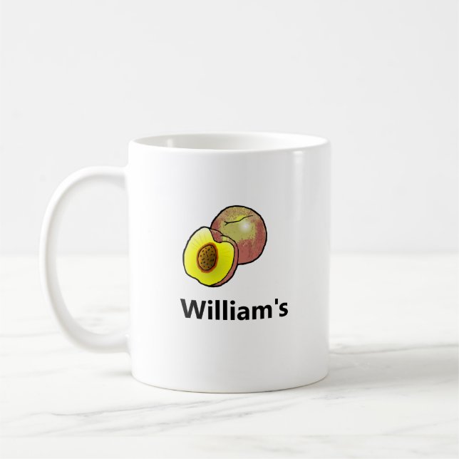 Café Taza Clásica de Melocotones (Izquierda)