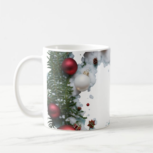 Café Taza Clásica de Navidad - 11 oz (Izquierda)