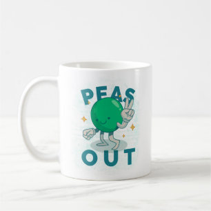 Café Taza Clásica de Paz con Guisantes