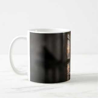 Café Taza Clásica de Piano de Salón Reflectante al Aman