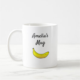 Café Taza clásica de plátano