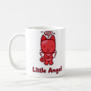 Café Taza clásica de "poco diablo del ángel… peque