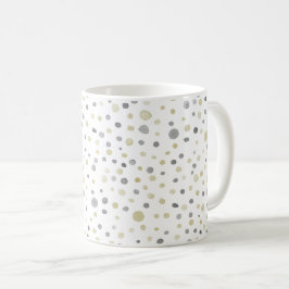 Café Taza clásica de puntos de acuarela Lottie Confetti