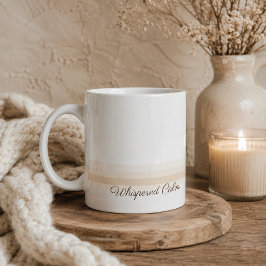 Café Taza clásica de rayas calmadas susurradas, 11 oz
