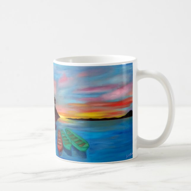Café Taza clásica de sueño tropical (Derecha)