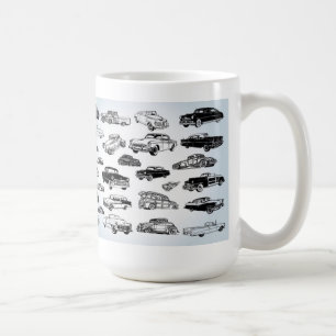 Café Taza clásica fresca de los coches