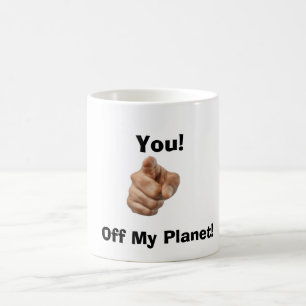 Café Taza Clásica Fuera De Mi Planeta, 11 oz