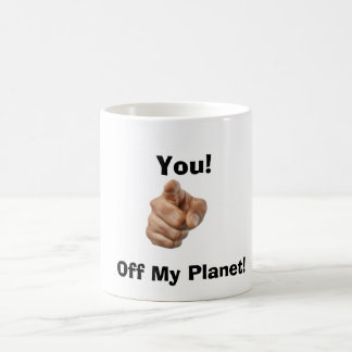Café Taza Clásica Fuera De Mi Planeta, 11 oz