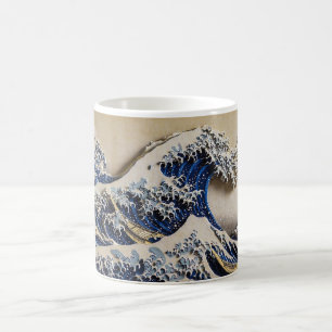 Café Taza clásica "Gran Ola" de Hokusai   11oz U japoné