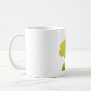 Café Taza clásica minimalista de árbol verde salvia
