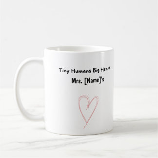 Café Taza Clásica Personalizada para Maestra de Preesco