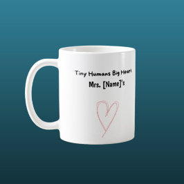 Café Taza Clásica Personalizada para Maestra de Preesco