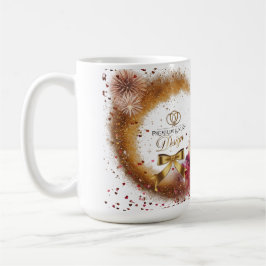 Café Taza Clásica Romántica de Fuegos Artificiales de L