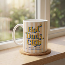 Taza Club de Papás Calientes Regalo del Día del Pa
